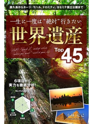 cover image of 一生に一度は"絶対"行きたい 世界遺産Top45